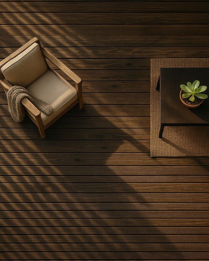 A finished backyard deck by Splinter Guys